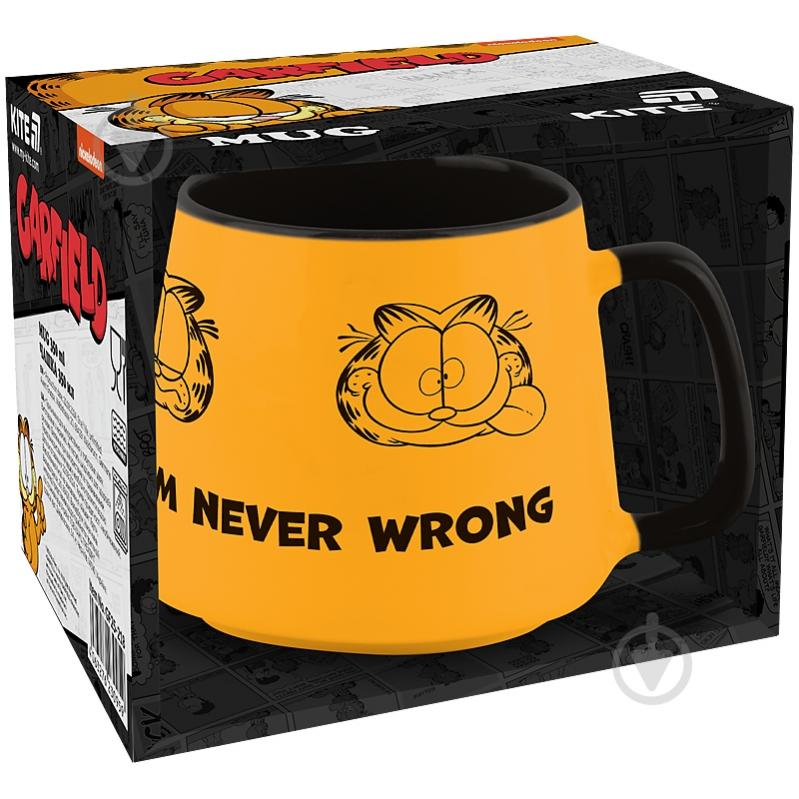 Чашка KITE 350 мл Garfield GF25-218 - фото 1 Чашка KITE 350 мл Garfield GF25-218 - фото 1