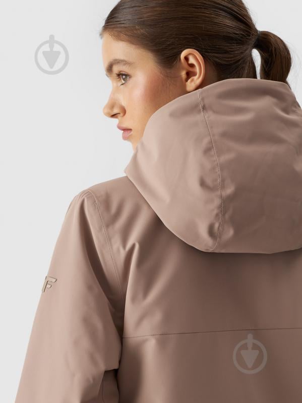 Куртка женская демисезонная 4F TECHNICAL JACKET F560 4FWAW24TTJAF560-82S р.S бежевая - фото 5