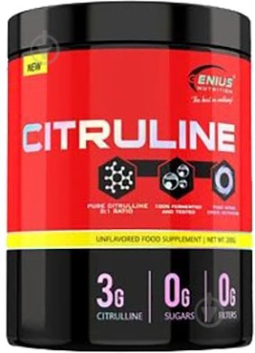 Комплекс предтренировочный Genius Nutrition Citruline 200 г - фото 1