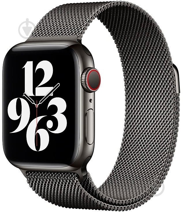 Ремешок Apple 40mm Graphite Milanese Loop MYAN2ZM/A - фото 3 Ремешок Apple 40mm Graphite Milanese Loop MYAN2ZM/A - фото 3