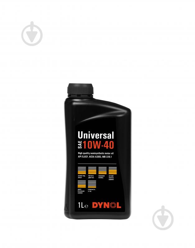 Моторное масло полусинтетическое DYNOL Universal 10W-40 1 л (053) - фото 1