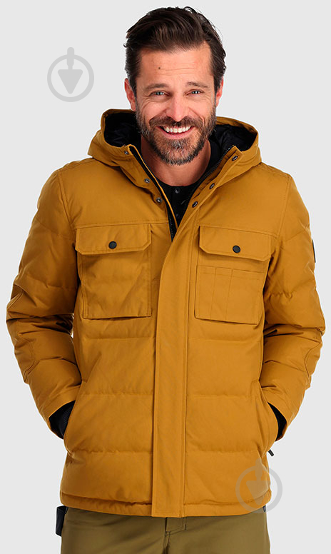 Куртка-парка чоловіча зимова Outdoor Research MEN'S DEL CAMPO DOWN PARKA 300065-2091 р.2XL жовта - фото 1