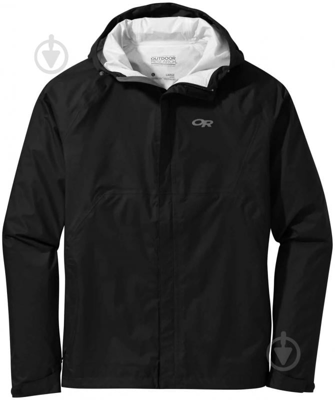 Куртка мужская зимняя Outdoor Research MEN'S APOLLO RAIN JACKET 269169-0001 р.3XL черная - фото 5