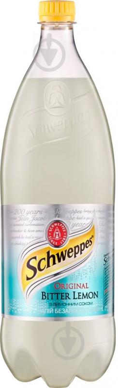 Безалкогольний напій Schweppes Bitter Lemon 1,5 л (5449000044709) - фото 1