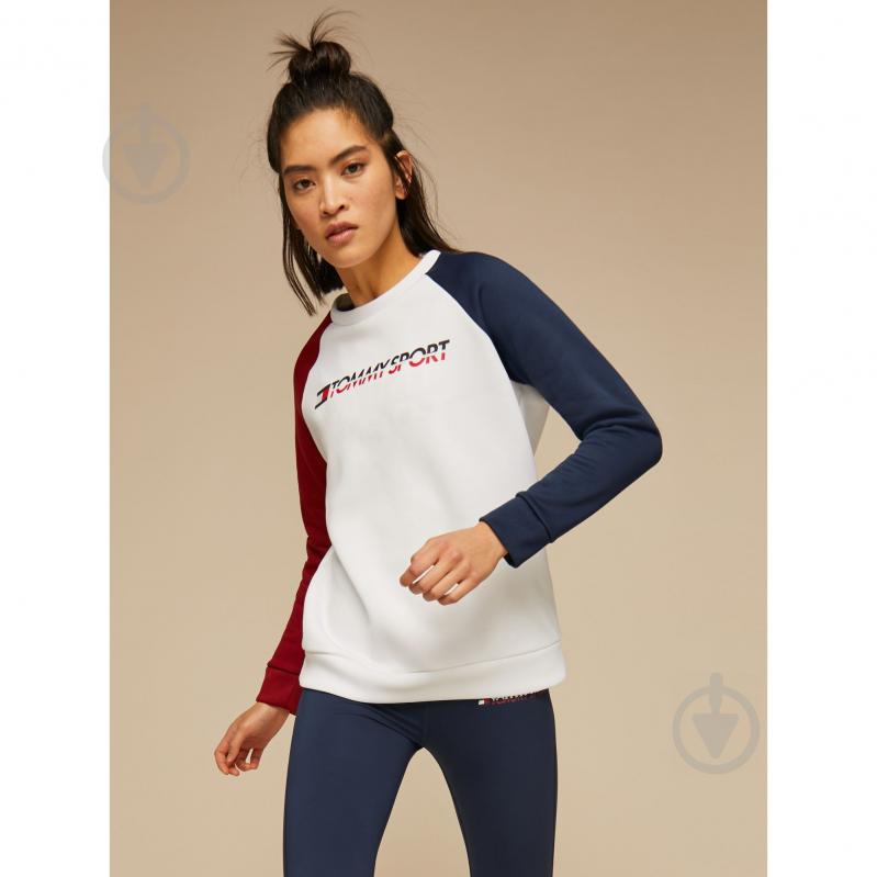 Джемпер Tommy Hilfiger FLEECE CREW NECK S10S100358100 р. L білий - фото 1