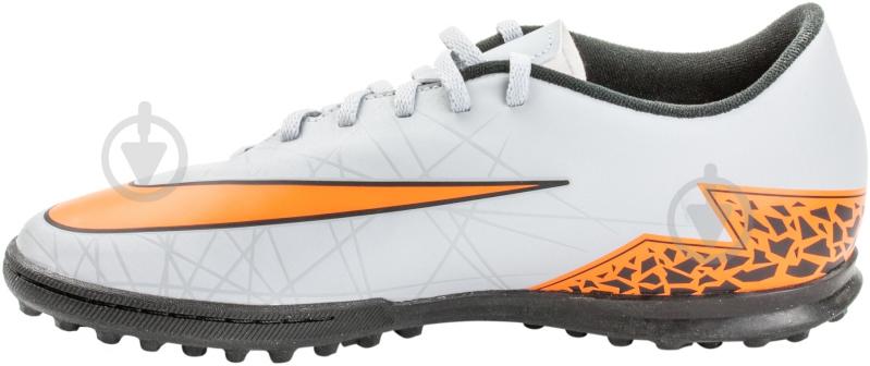 Бутсы Nike HyperVenom Phade 749891-080 р.US 10,5 серый с оранжевым - фото 4