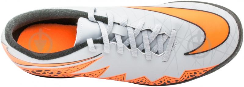 Бутсы Nike HyperVenom Phade 749891-080 р.US 10,5 серый с оранжевым - фото 5