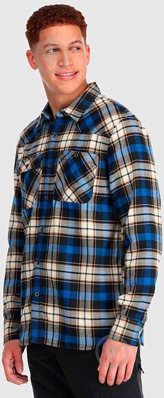 Рубашка Outdoor Research MEN'S FEEDBACK FLANNEL SHIRT 242862-1289 р. 2XL синий - фото 2