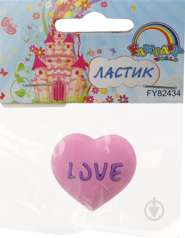 Ластик в форме сердца 82434 - фото 2