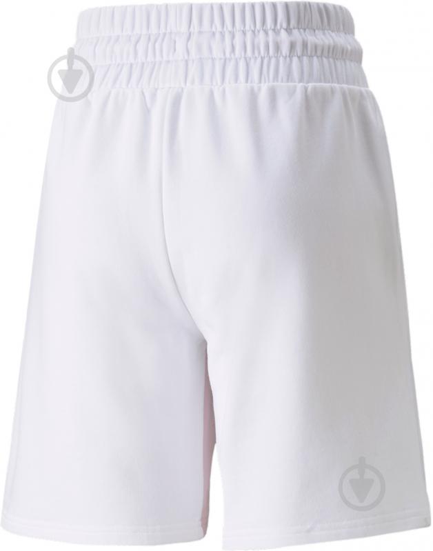 Шорты Puma Brand Love High Waist Shorts 53446402 р. M белый - фото 5