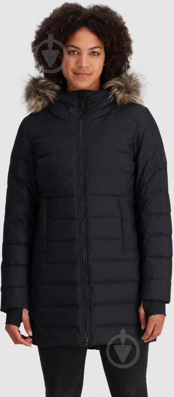 Куртка жіноча зимова Outdoor Research WOMEN'S COZE LUX DOWN PARKA 300588-0001 р.XS чорна - фото 1