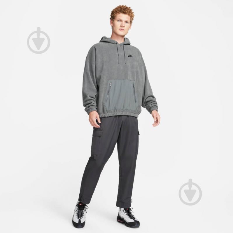 Джемпер Nike M NK CLUB+ POLAR FLC PO HOODIE FB8388-068 р.S сірий - фото 7