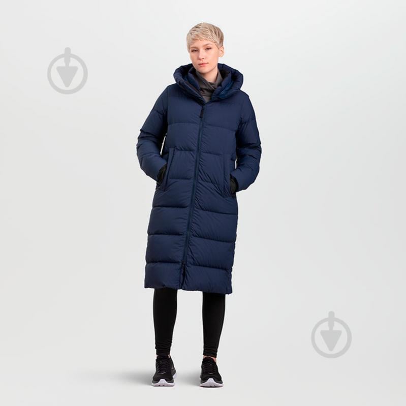 Куртка женская зимняя Outdoor Research WOMEN'S COZE DOWN PARKA 277589-1289 р.L синяя - фото 1