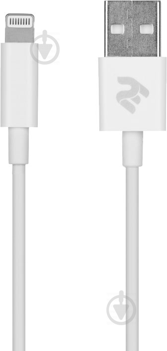 Кабель 2E Lightning – USB 1 м белый (2E-CCLAB-WT) - фото 1