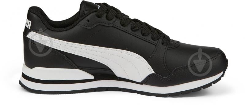 Кросівки дитячі демісезонні Puma ST RUNNER V3 L JR 38490408 р.38 чорні із білим - фото 2