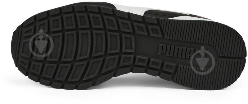 Кросівки дитячі демісезонні Puma ST RUNNER V3 L JR 38490408 р.39 чорні із білим - фото 6
