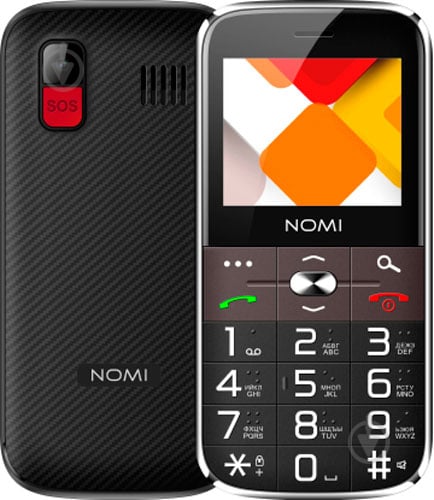 Мобільний телефон Nomi i220 black 505594 - фото 1