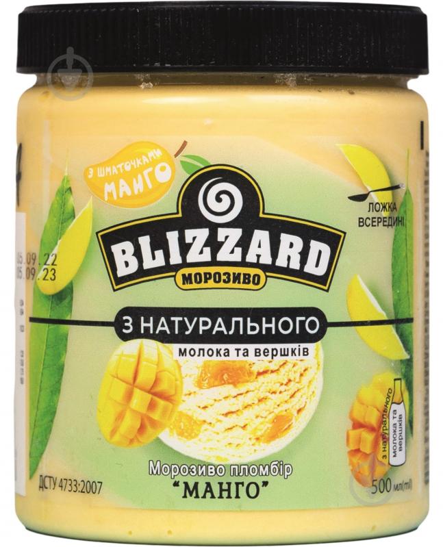 Морозиво Blizzard Манго 500 мл - фото 1
