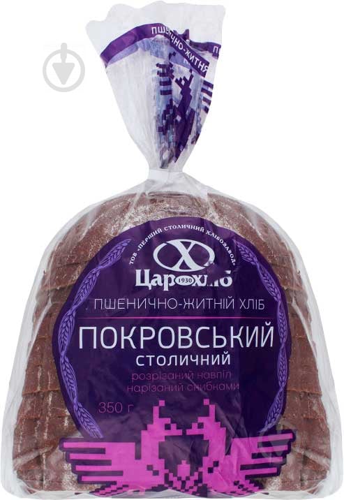 Хлеб Цар хліб Покровский столичный 0,35 кг нарезной 4820159022151 - фото 1