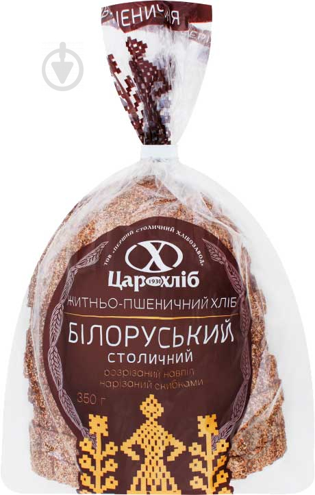 Хліб Цар хліб Білоруський столичний 0,35 кг нарізний 4820159022120 - фото 1