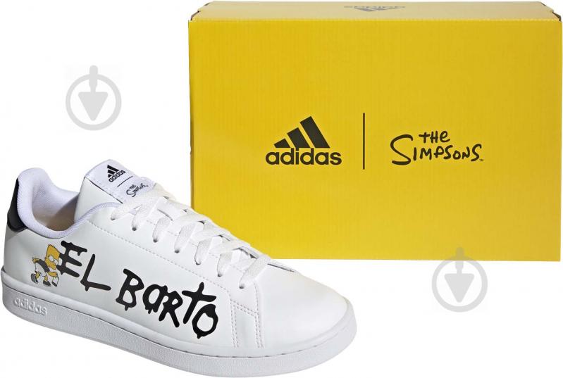 Кросівки чоловічі зимові Adidas ADVANTAGE GZ5306 р.45 1/3 біло-чорні - фото 6