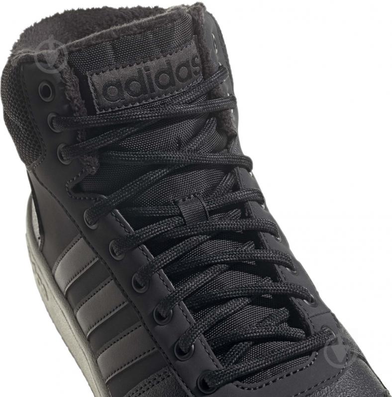 Кроссовки мужские зимние Adidas HOOPS 2.0 MID GZ7959 р.45 1/3 сине-черные - фото 11