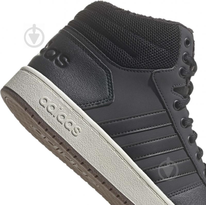 Кроссовки мужские зимние Adidas HOOPS 2.0 MID GZ7959 р.45 1/3 сине-черные - фото 12