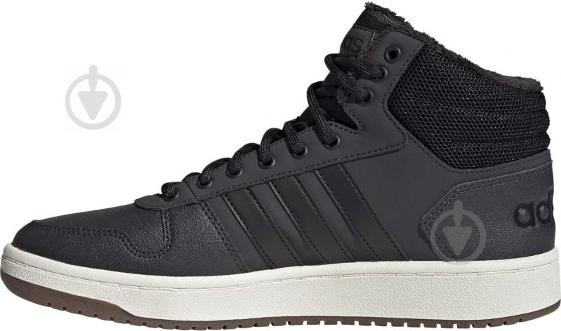 Кросівки чоловічі зимові Adidas HOOPS 2.0 MID GZ7959 р.45 1/3 синьо-чорні - фото 8