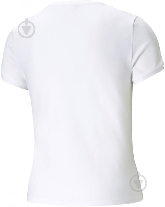 Футболка Puma Classics Fitted Tee 59957702 р.M белый - фото 5