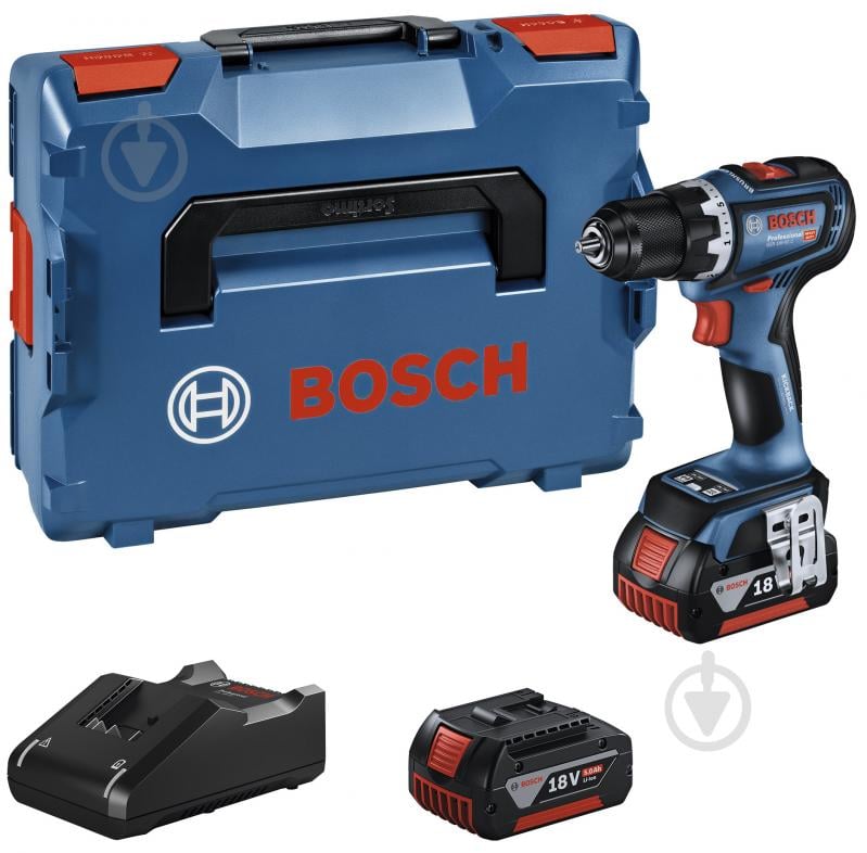 Шуруповерт акумуляторний Bosch Professional GSR 18V-90 C 06019K6006 - фото 1