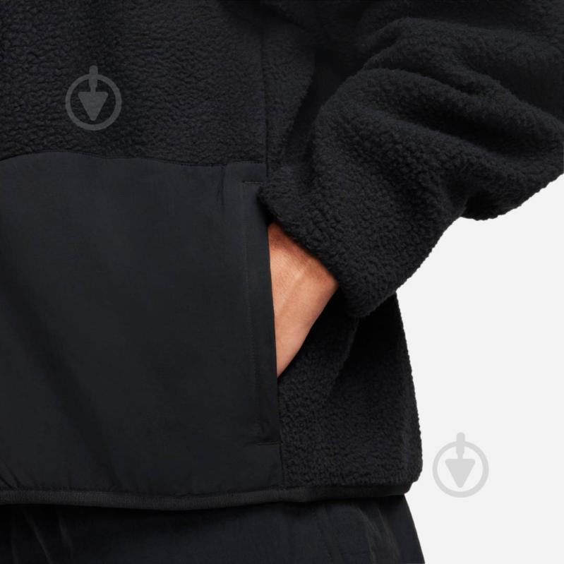Джемпер Nike M NK CLUB+ SHERPA WNTR JKT FB8386-010 р.M черный - фото 4