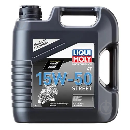 Моторне мастило Liqui Moly Motorbike 4T 15W-50 4 л (1689) - фото 1