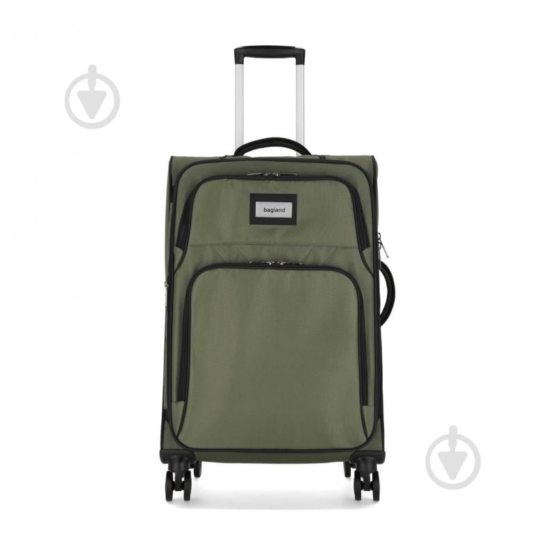 Валіза Bagland Валенсія 63 л Khaki - фото 1 Валіза Bagland Валенсія 63 л Khaki - фото 1