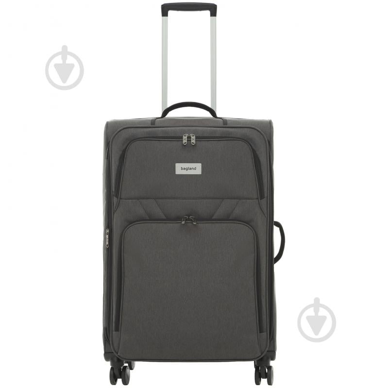 Валіза Bagland Валенсія 83 л темно-сірий - фото 1