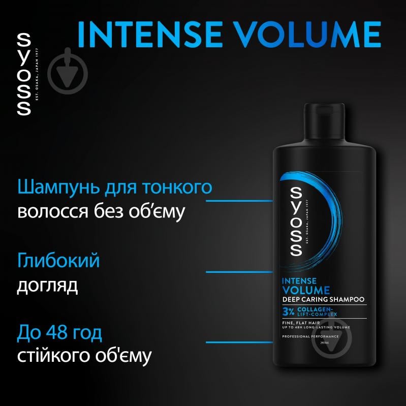 Шампунь SYOSS Volume lift 440 мл - фото 3