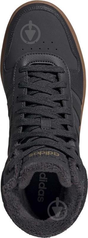 Кросівки жіночі зимові Adidas HOOPS 2.0 MID GZ8040 р.36 вугільні - фото 7