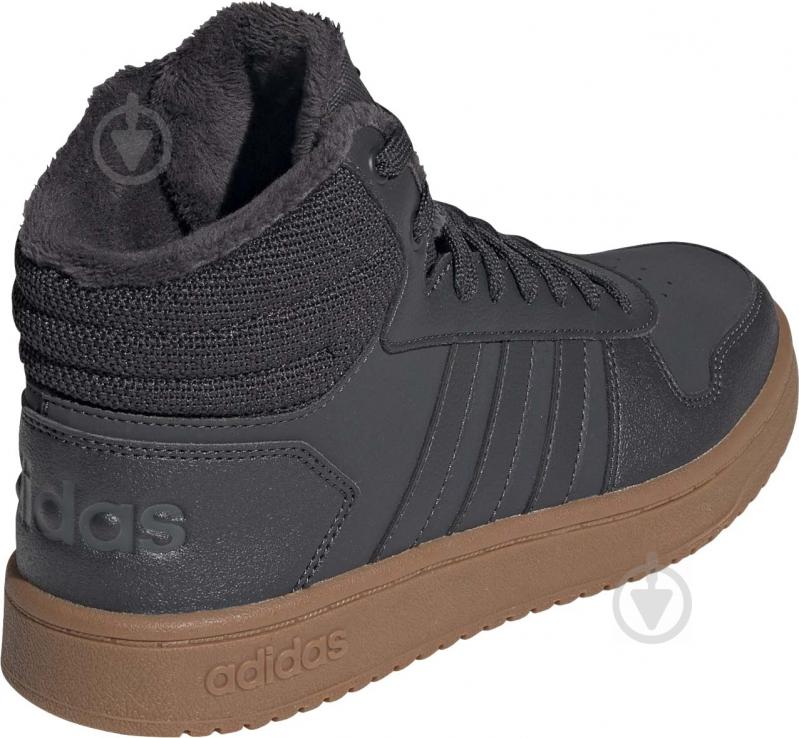 Кросівки жіночі зимові Adidas HOOPS 2.0 MID GZ8040 р.36 вугільні - фото 9