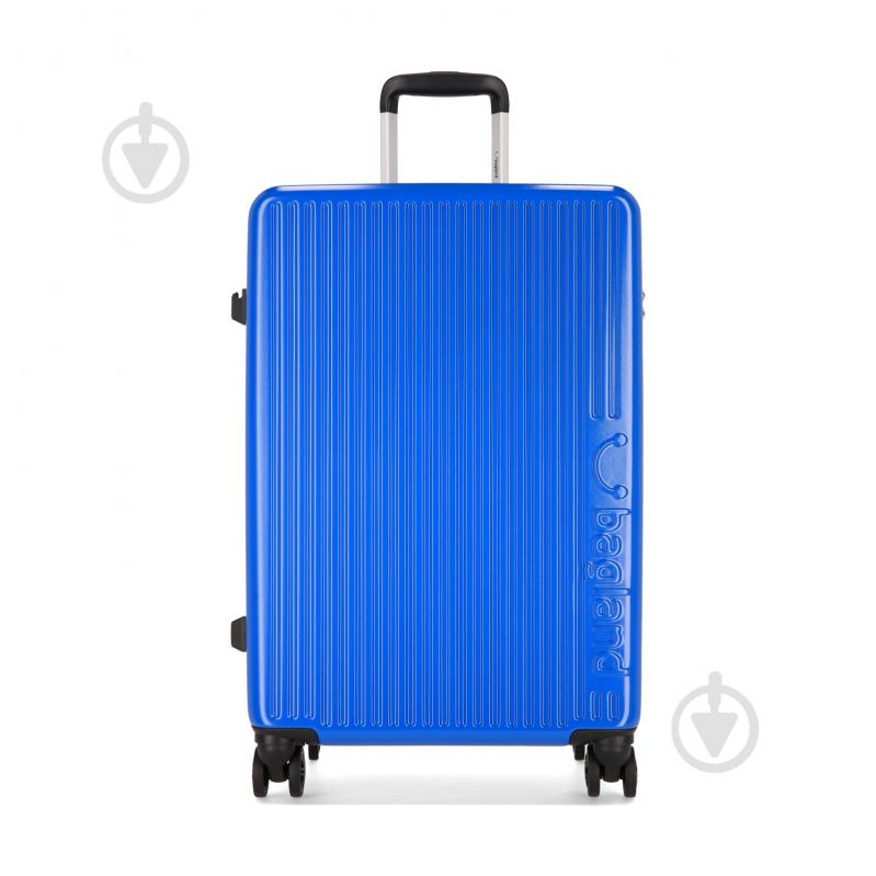 Чемодан Bagland Wave 63 л синий - фото 1