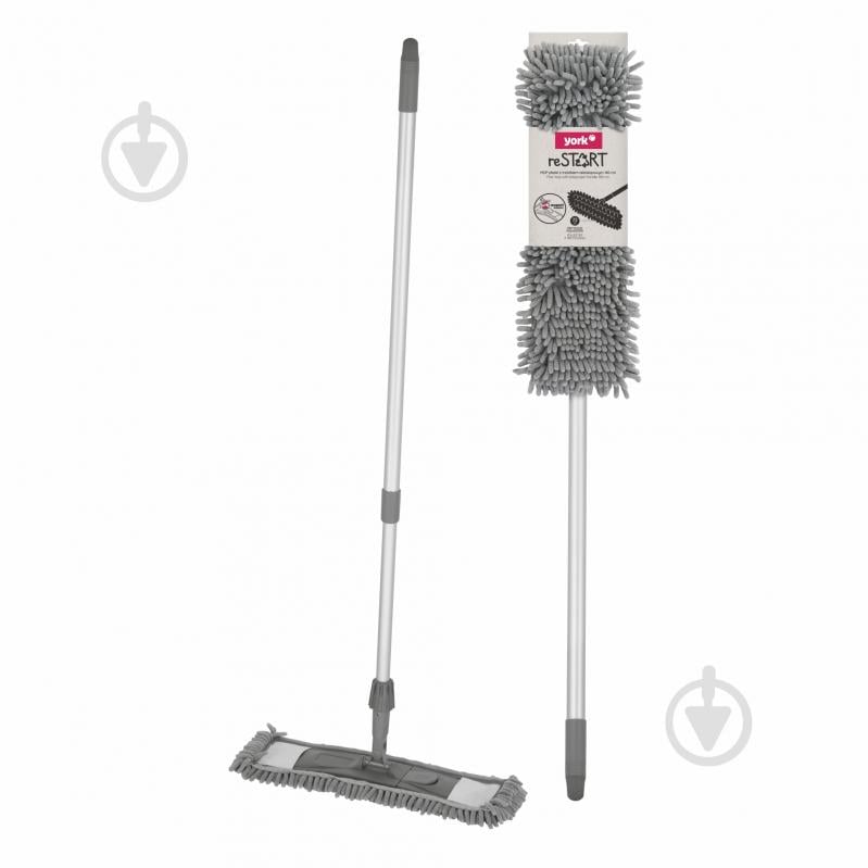 Швабра-моп для підлоги York SALSA МОР reSTART 17 см сірий - фото 2 Швабра-моп для підлоги York SALSA МОР reSTART 17 см сірий - фото 2