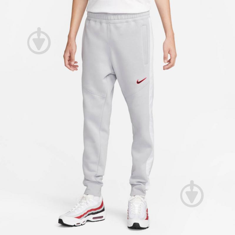 Брюки Nike M NSW SP FLC JOGGER BB FN0246-012 р. S серый - фото 1