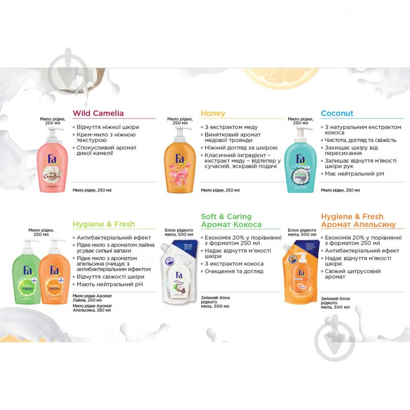 Мыло жидкое Fa Hygiene&Fresh Аромат Лайма 250 мл - фото 3