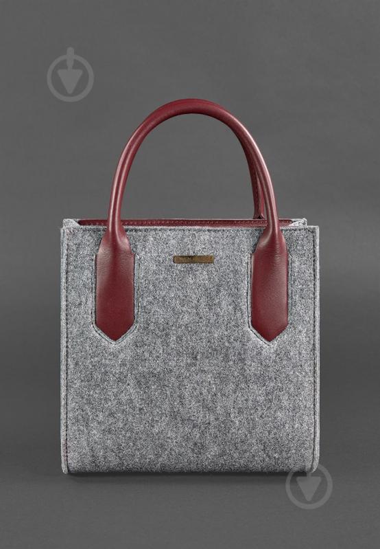 Сумка жіноча BlankNote Blackwood сірий BN-BAG-28-felt-vin - фото 2