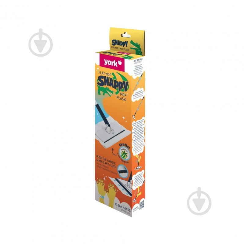 Набір для прибирання для підлоги Snappy з серветкою із мікрофібри 25 см 8223 - фото 2