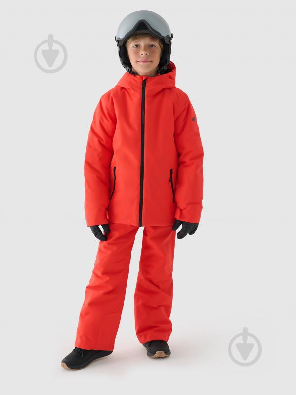 Куртка 4F TECHNICAL JACKET M532 4FJWAW24TTJAM532-62S р.140 красный - фото 3 Куртка 4F TECHNICAL JACKET M532 4FJWAW24TTJAM532-62S р.140 красный - фото 3