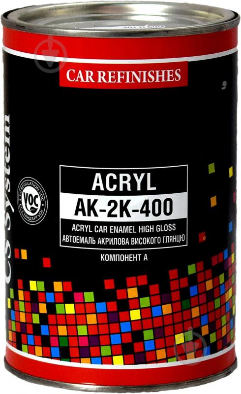 ᐉ Автоэмаль акриловая АК-400 CS System 1000 мл 110 Рубин • Купить в ...