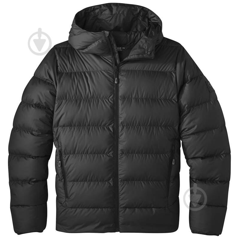 Пуховик чоловічий зимовий Outdoor Research MEN'S COLDFRONT DOWN HOODIE 283188-0001 р.2XL чорний - фото 4