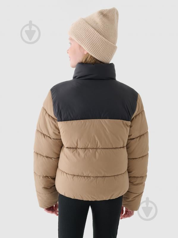 Пуховик 4F DOWN JACKET F452 4FJWAW24TDJAF452-83S р.140 бежевий - фото 5