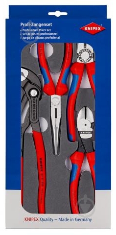 Набор ручного инструмента KNIPEX Basic 4 шт. 00 20 01 V15 - фото 1