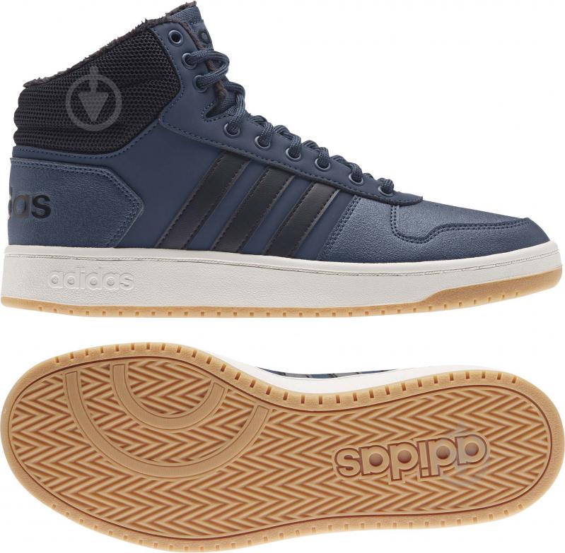 Черевики Adidas HOOPS 2.0 MID GZ7939 р.47 1/3 синій - фото 4