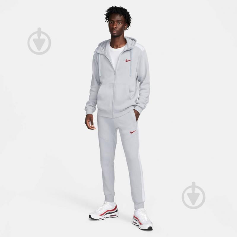 Джемпер Nike M NSW SP FLC FZ HOODIE BB FQ8819-012 р.M сірий - фото 6